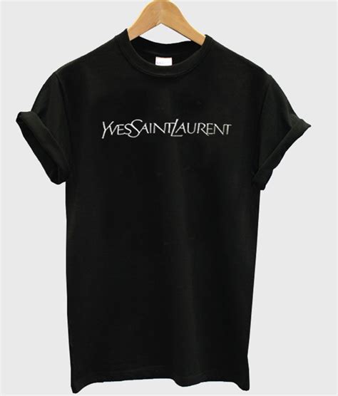 pink yves saint laurent t shirt